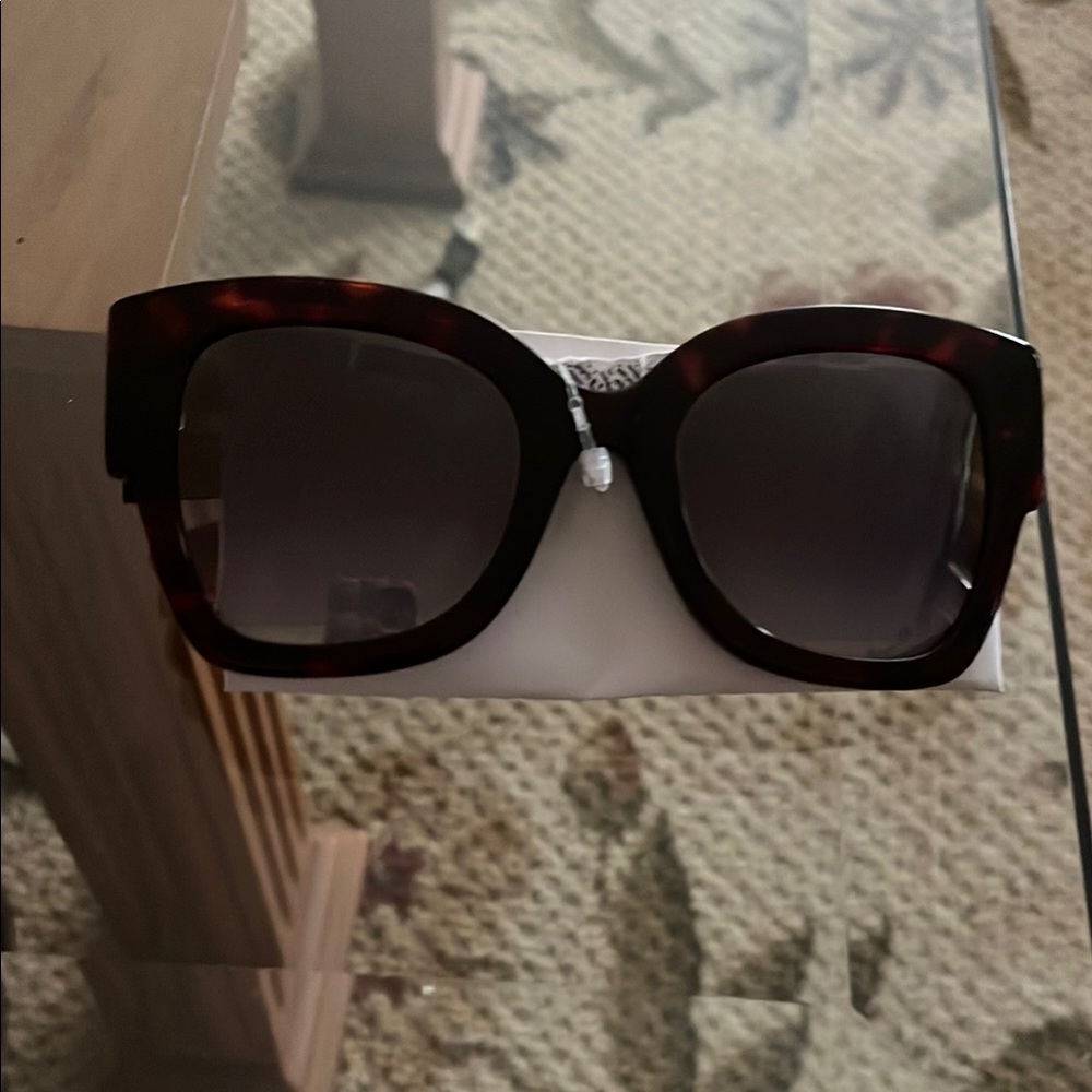 Square Butterfly tortoise shell Kurt Geiger sunglasses